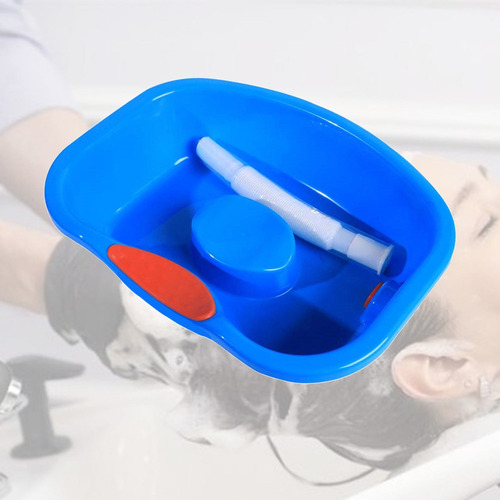Fregadero De La Bandeja De La Tina Del Lavabo Del Pelo Azul