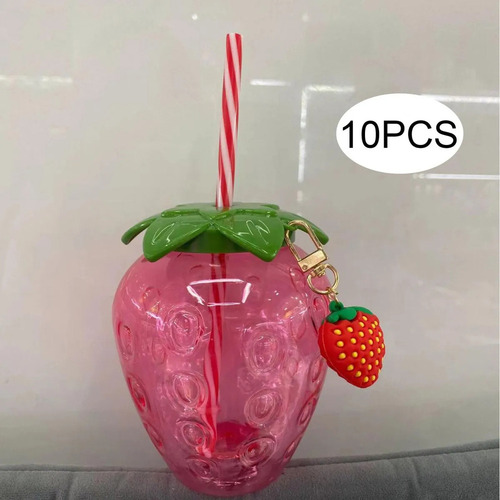 Qy Para 10 Piezas De Taza Con Forma De Fresa, Taza Para