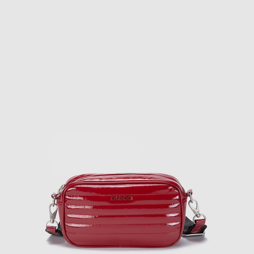Bolsa Bandolera Crossbody Bubba Bags Purse Gloss Unisex Rouge Lisa Metalicos Negro