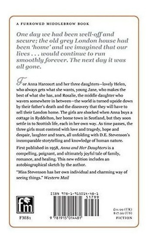 Anna And Her Daughters - Stevenson, D E, De Stevenson,. Editorial Dean Street Press En Inglés