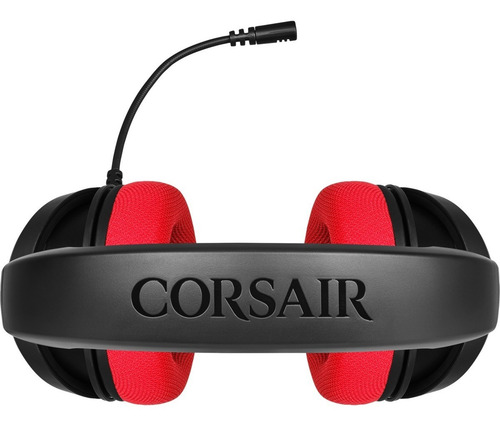 Imagen 4 de 5 de Diadema Corsair Hs35 Stereo Gaming 3.5mm Multiplataforma Red