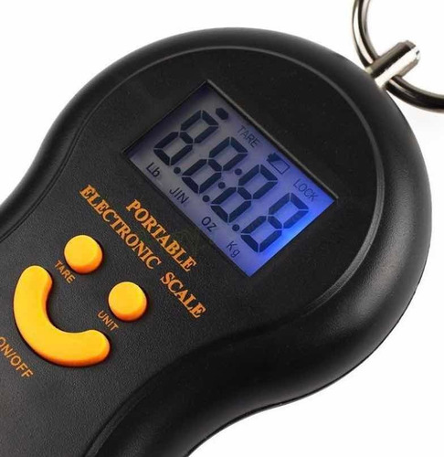 Balanza Digital Para Colgar Portatil Para 50kg Viaje Y Pesca