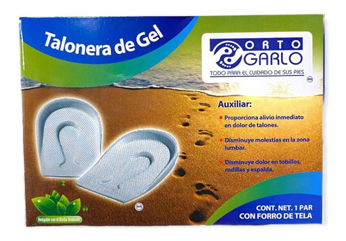 Taloneras De Gel Para Espolon Calcaneo, Orto Garlo