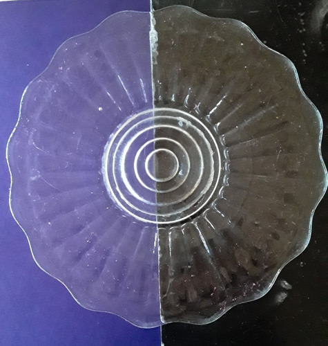 Imagen 5 de 5 de Plato Para Servír, Vidrío. Cc.