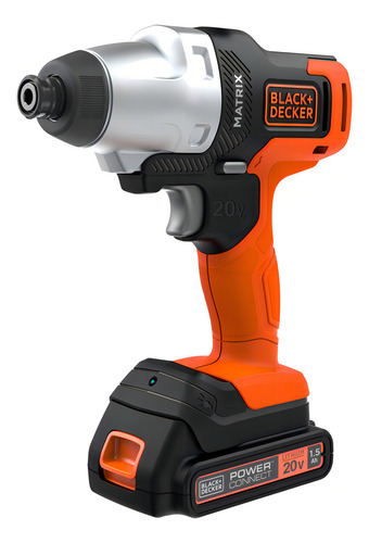 Taladro atornillador inalámbrico de 25mm Black+Decker MAX MATRIX 20V + accesorio 127V