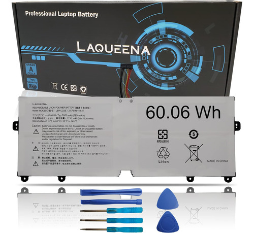 Laqueena Lbr1223e Batería P/ LG Gram 13z970 14z970 15z975 