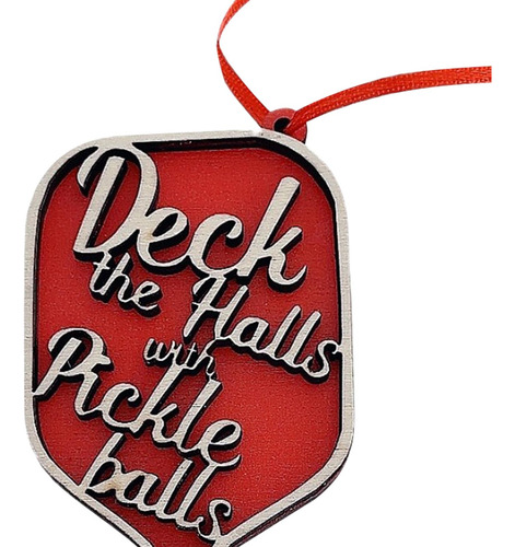 6 Adornos De Paleta De Pickleball, Accesorios Colgantes Para