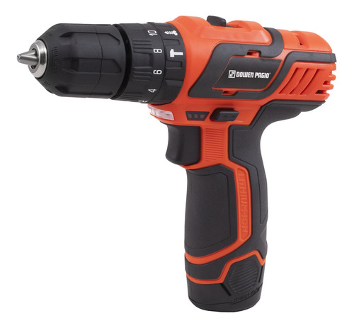 Imagen 1 de 9 de Taladro Percutor Inalámbrico De 10mm Dowen Pagio 9992983 Con Maletín De Transporte