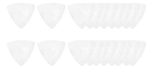 20 Piezas De Púas De Guitarra Púas De Bajo De Triangular