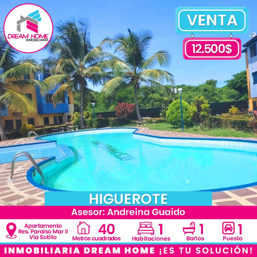 Apartamento En Venta Res. Paraíso Mar Ii, Vía Sotillo - Higuerote 