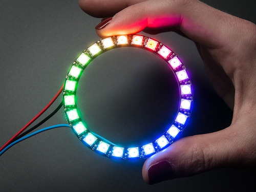 Neo Pixel Anillo 24 Led Rgb 5050 Ws2812 