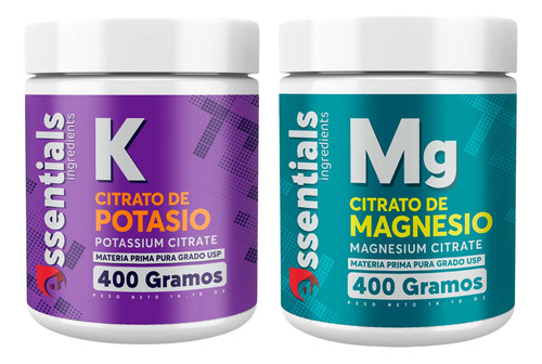 Citrato Magnesio Potasio 400gr - g a $150