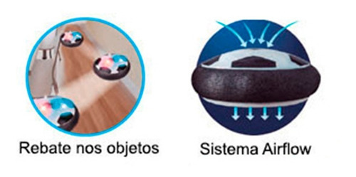 Imagem 4 de 7 de Bola Eletrônica Flutuante Hover Ball - C/ Luzes - Zoop Toys