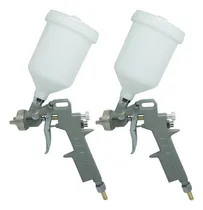 Comprar Kit 2 Pistolas Pintura Gravidade Profissional 600 Ml 3 Bicos