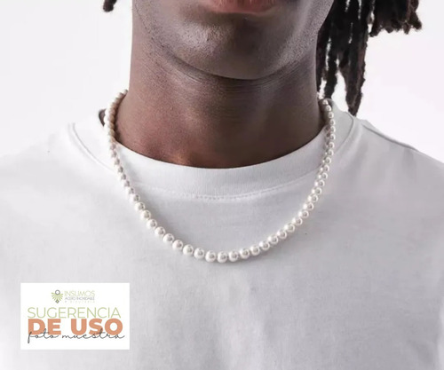2 Collar De Perlas Minimalista Aesthetic Hombre Y Mujer Moda