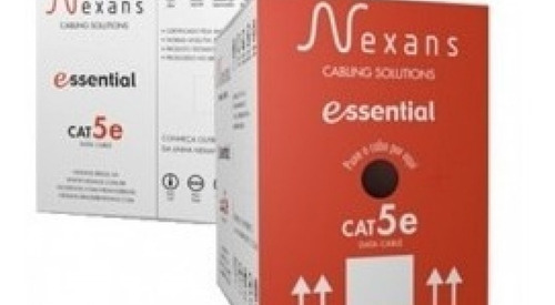  Cabo Cat5e Caixa C/100mts Az Cmx Nexans Cód 2286