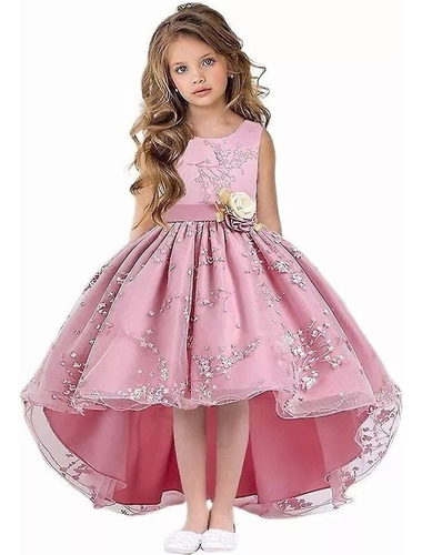 Vestido Elegante Niña Fiesta Boda Cumpleaños 6 A 13 Años A