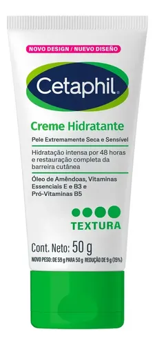 Cetaphil Creme Hidratante Para Pele Seca E Sensível 50g