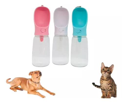 Botella Bebedero Mascotas Portatil Dispenser Agua Perro Gato