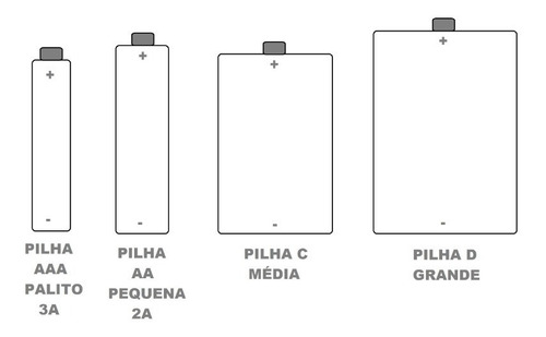 Imagem 3 de 5 de Pilha Comum Aaa Palito Caixa 60 Peças