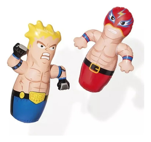 3 Muñecos Inflables Punching Bag Peleadores + Envío Gratis Aleatorio