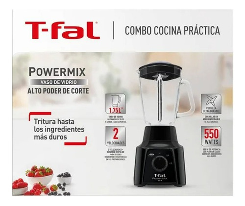 T-fal Combo Cocina Freidora De Aire + Licuadora + Juguera