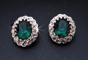 Aretes Modelos Con Swarovski Crystals Con Estuche En Stock