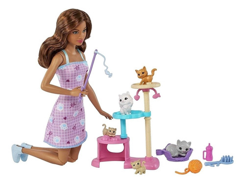 Mattel Barbie Boneca Pet care HHB70