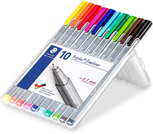 Staedtler Triplus Fineliner 0,3 Mm Porous Point Pen 334 -...