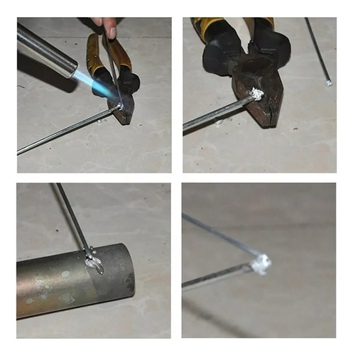 100 Piezas De Electrodos De Aluminio Sin Necesidad De Soldar