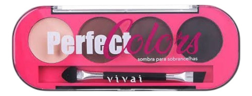 Sombra Para Sobrancelhas Perfectcolors Vivai Cor Multicolor