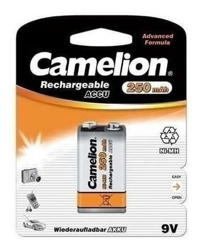 Batería Recargable Camelion 9v 250 Mah / Superstore