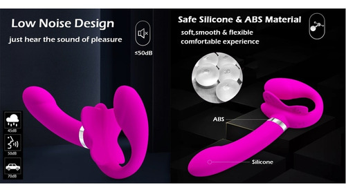 Vibrador Para Mujeres Doble Cabeza Consolador Doble Penetrac