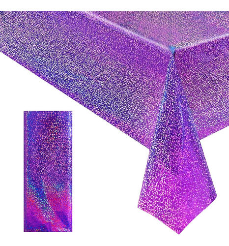 Just Shimmer Mantel Láser Holográfico Brillante, Impermeable