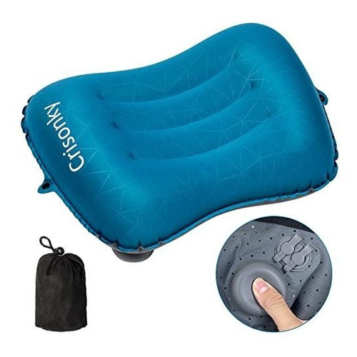Crisonky Camping Pillow - Inflatable Pillow - Pillows 5pdhg