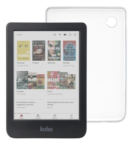 Paquete De Ereader Kobo Clara Colour Con Funda Impermeable D