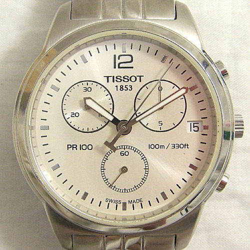 Oferta!! Reloj Pulsera Tissot Con Estuche Y Manuales(ww1069)