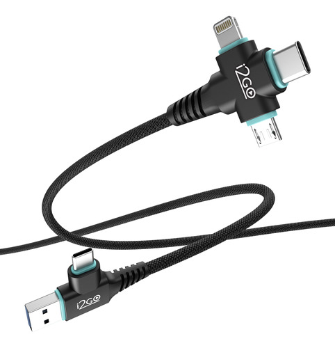 Cabo Connectmax 6 Em 1 I2go 1,5m Preto