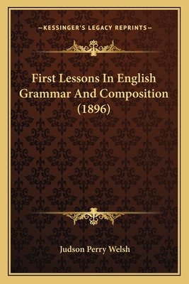 Libro First Lessons In English Grammar And Composition (1...