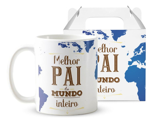 Caneca Presente Especial Para Melhor Pai Do Mundo Inteiro