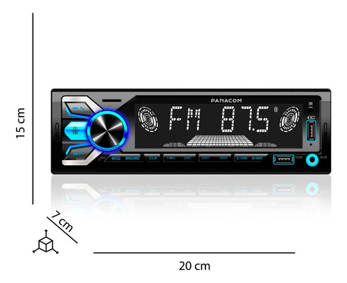 Autostereo Panacom Ca-5025 Bluetooth Usb