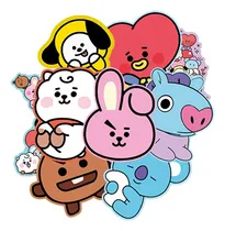 Comprar Pack Stickers Bt21 Kpop Bts Calcomanias Apum