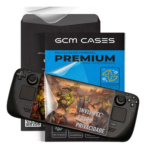 Película Gamer Hidrogel Tpu Nano Para Steam Deck Lcd/ Oled