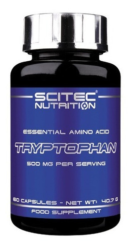 Triptofano Tryptophan 500mg 60caps Scitec Nutrition 