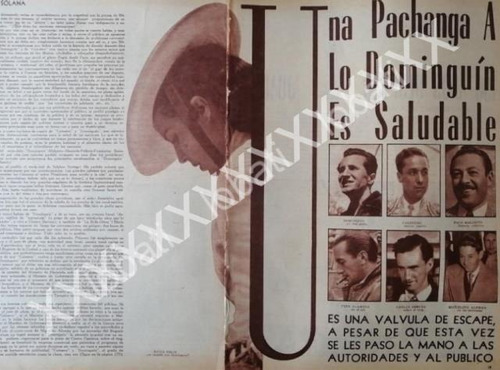 Cartel De Sobre Maria Felix Y Dominguin 1956