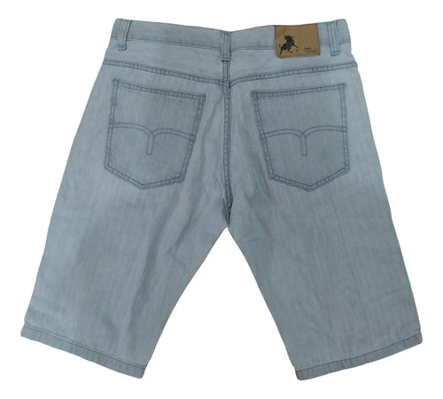 Bermuda Jean Hombre Gris Lois 5 Bolsillos T.34 (Usado)