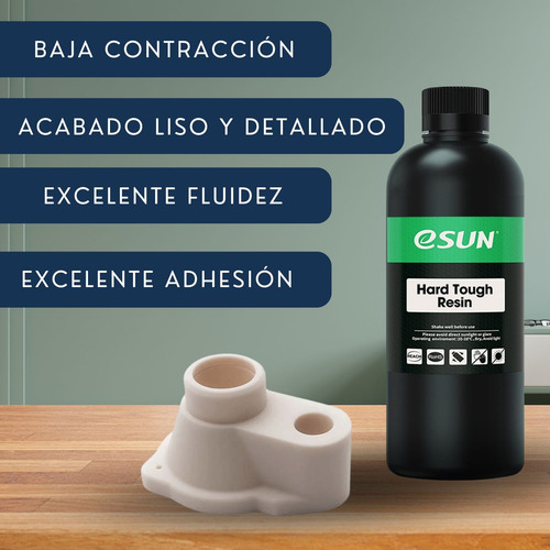 Resina Para Impresora 3d Resistente Dura Esun Hard Tough 1kg