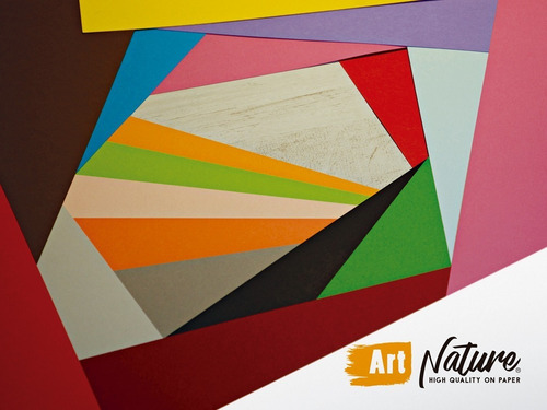 Art Nature : Pack X 10 Hojas A4 De 200 Gr: Color Fucsia