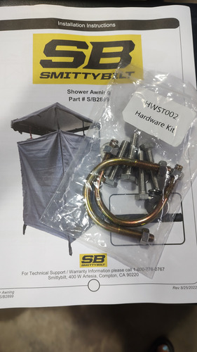 Carpa Ducha/vesturario/baño Smittybilt 2899 Camper/motorhome