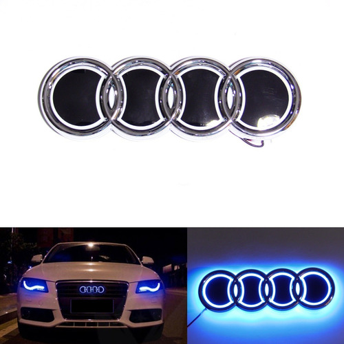 Logo O Emblema Audi Con Led  Varios Colores